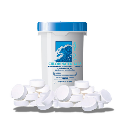 NewWave® 50lb Chlorine Tabs 3-Inch